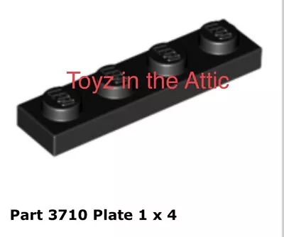 Lego 2x 3710 Black Plate 2 X 4 6932 Futuron • $5.11