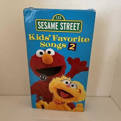 Kids' Favorite Songs 2 By Sesame Street (VHS Sep-2001 Sony Music Distribution • $4