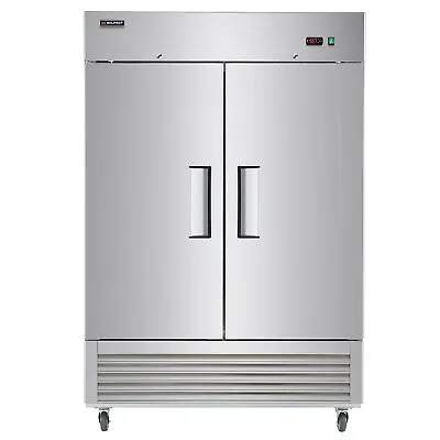 Reach-In Stainless Steel Freezer - ETL Certified54in2 Solid Door For Restaurant • $2584.42