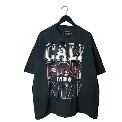 Mob Inc California Shirt Classic Bear Graphic Tee Short Sleeve 100% Cotton Solid • $9.99