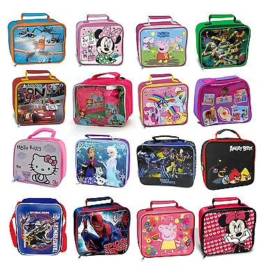 £3.56 • Buy Kids TV Characters  / Disney School Insulated Lunch Bag / Box Kit  New Gift