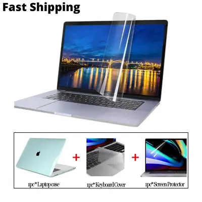 Hard Case Shell Free Screen Protector Keyboard Cover For Macbook Air/Pro M1 • $15.99