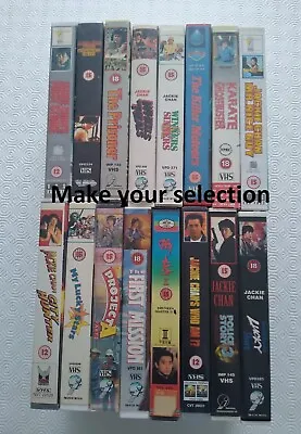 Jackie Chan -  Big Box  VHS - Make Your Selection • £10