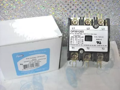 Contactor 3 Pole 30 Amp 120 Volt Coil #DP301203 • $24.95