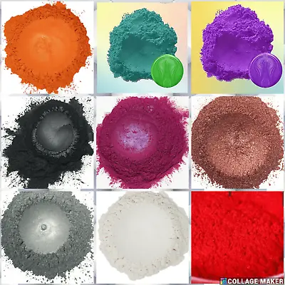 Mica Powder Pigment - Cosmetic Grade   *Various Colours  Available Inc. Glow* • £1.20