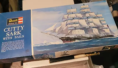 1974 Revell Cutty Sark Clipper Ship Sail Boat Plastic Model Kit • $70