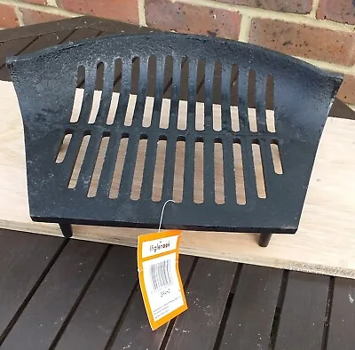 INGLENOOK 16Inch Heavy Duty Cast Iron Log/Coal Fire Grate Black 4.9kg • £15