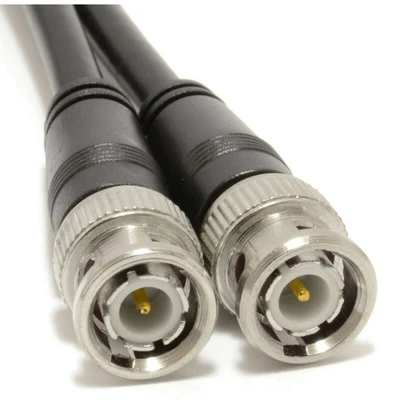 £6.99 • Buy BNC Plug Patch Leads HQ RG59 75ohm For CCTV Camera To DVR Video Cable 0.5m-50m