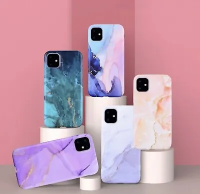 $10.99 • Buy IPhone Case Marble 11 Pro Max X/XS MAX XR 7/8 Plus 2 SE Shockproof Silicone Case