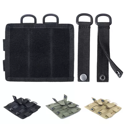 MOLLE Patch Cloth Hook&loop Panel Converter Adapter For Tactical Vest Pouch Bag • $8.99