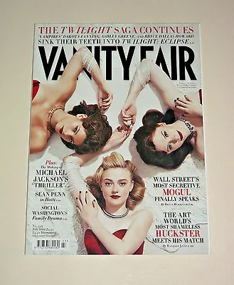 VANITY FAIR Magazine JULY 2010 * TWILIGHT FEMALE CAST * Michael Jackson * 599 *  • £8.99