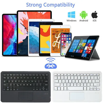 £19.99 • Buy Mini Bluetooth Wireless Keyboard With Touchpad Mouse For Android IOS Tablet PC
