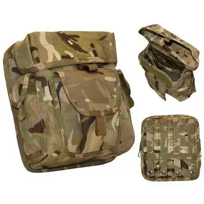 British Army Molle Commanders Admin Pouch MTP Military Utility Webbing Pouch • £24.95