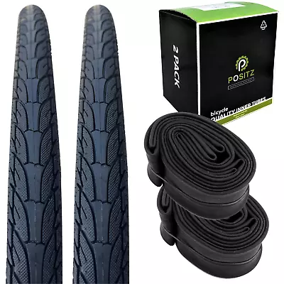 2x Tubes And 2x Tyres (700 X 35c) Positz Performance Bicycle Value Bundle Pack • $52.95