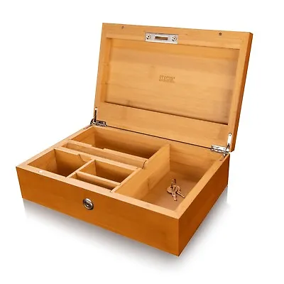 £29.95 • Buy STASHIC Stash Box - Bamboo - Rolling Box - Discreet Storage - SH*
