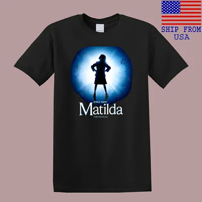 Matilda The Musical Logo Men's Black T-Shirt Size S-5XL • $14.71