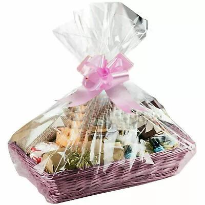 £11.95 • Buy 🔥Large Christmas Gift Set Make Your Own Hamper Wicker Wine Food Basket Kit Home