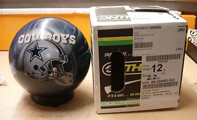 12 Pounds Bowling Ball OTBB Viz-A-Ball NFL 2013 Dallas COWBOYS • $250