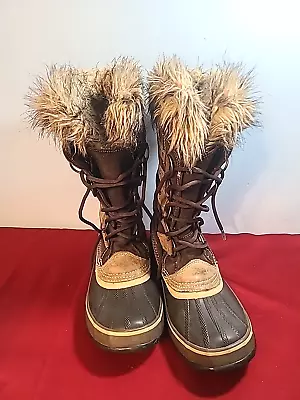 Sorel Brown NL 1540-248 Waterproof Caribou Hunt/Snow Boots Men’s Sz  10 • $35