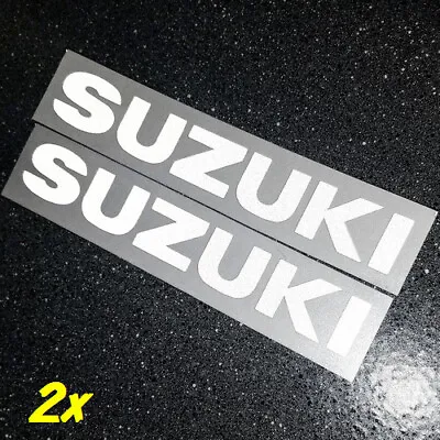 Suzuki REFLECTIVE White Decals 600 Sticker Gsxr R 1000 Srad 750 Moto Gp Gsx 250 • $5.99