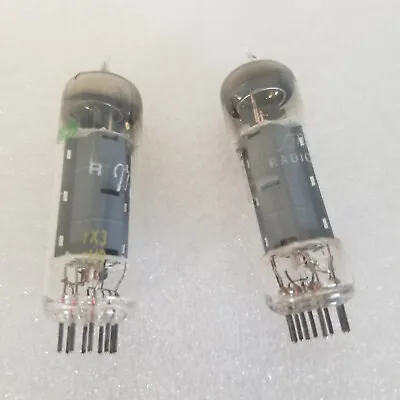 Pair Of Marconi EL84 6BQ5 Large O Getter Testing 100% • $65.77