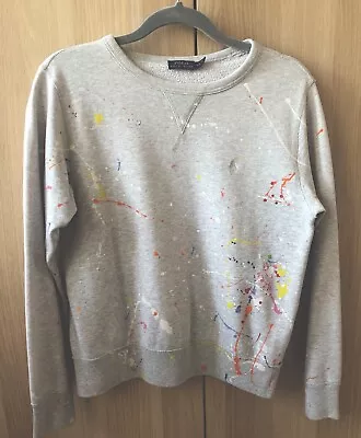 Polo Ralph Lauren Splatter Paint Sweatshirt Medium • £40