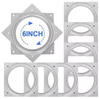 8Pack Lazy Susan Turntable Bearings 6”Square Rotating Plate 500lbs Capacity 5... • $32.45