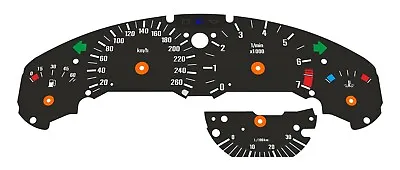 BMW E36 Petrol 260 Km/h 7000rpm Black  Gauge Faces • $74.99