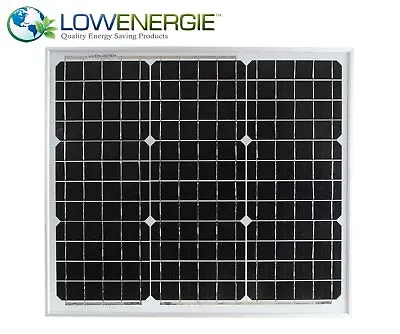 £34.49 • Buy 30w Lowenergie Solar Panel Mono-Crystalline PV Photo-voltaic Boat Caravan Home