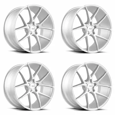 20  Savini Bm14 Silver Concave Wheels Rims Fits Infiniti G35 Coupe • $2044