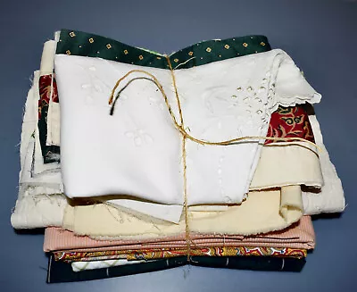Vintage Cotton  Quilt & Fabric Scraps 2.7 Pounds • $6.50