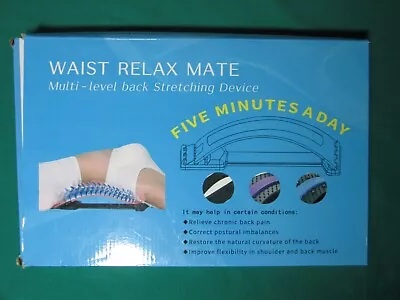 New Waist Relax Mate Multi-Level Back Stretching Device Relieve Chronic Pain • $19.95