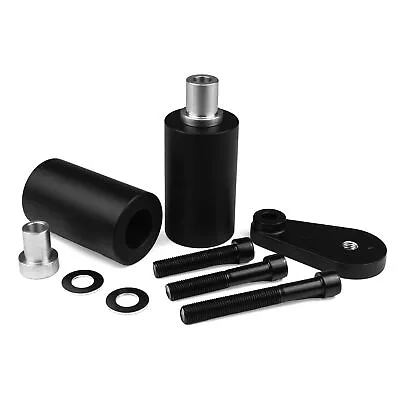 Yamaha YZF R6 R6S No Cut Black Motorcycle Sportbike Frame Sliders (2003-2009) • $19.99