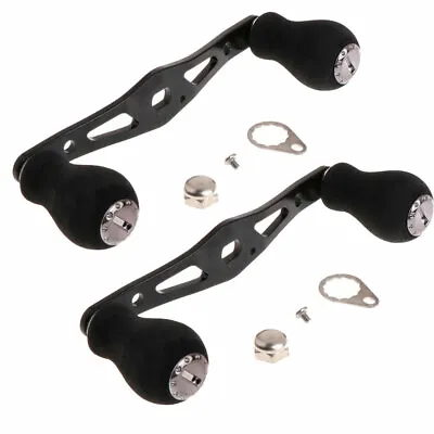 2* Black EVA Power Fishing Reel Handle Grip For Abu Garcia Daiwa Baitcasting US • $17.99