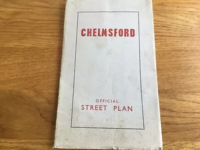 Vintage Chelmsford Official Street Map • £2