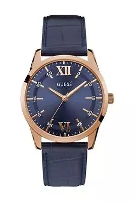 Guess Gents Theo Leather Strap Watch W1307G2 • £44.99