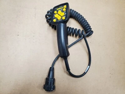 $450 • Buy Working OEM Fisher Handheld V-Plow Controller Snow Round 10 Pin 9 Button 9800