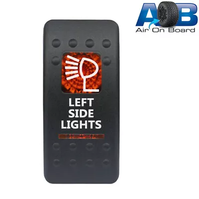 Rocker Switch 519O 12V /24V LEFT SIDE LIGHTS Carling ARB Type LED Amber On-off • $15.50