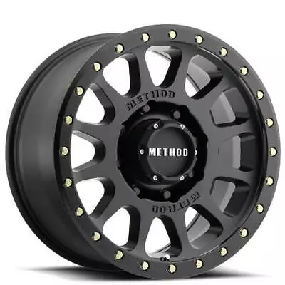 4ea 18  Method Wheels MR305 NV HD Matte Black Off Road Rims(S15) • $1636