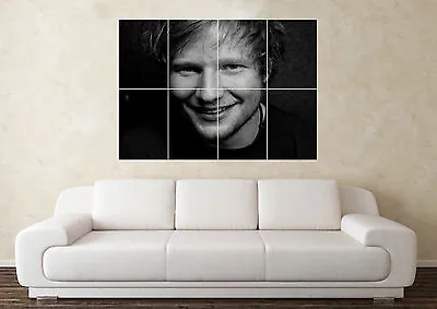 Large Ed Sheeran Guitar Rock Pop Music Wall Poster Art Picture Print • £6.49