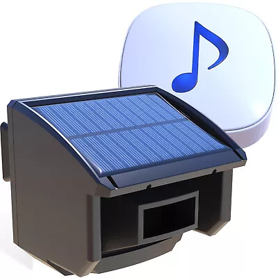 Htzsafe Solar Driveway Alarm System-1/4 Mile Long Transmission Range-Solar Power • $53.99