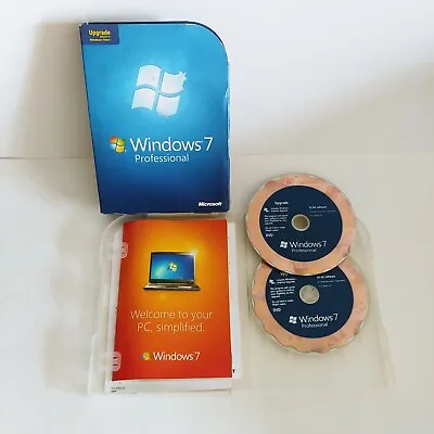 Microsoft Windows 7 Professional Upgrade 32 Bit And 64 Bit DVD MS WIN PRO RETAIL • $69.99