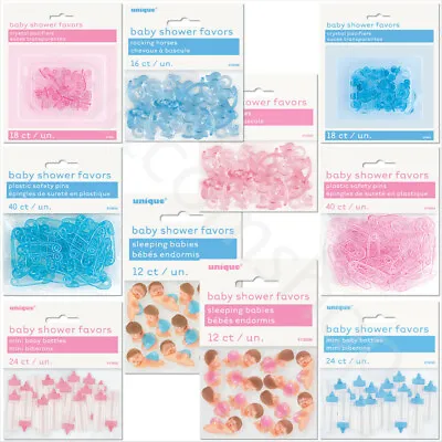 Pink Blue Baby Shower Favours Boy Or Girl Gender Reveal Party Table Decorations • £2.50