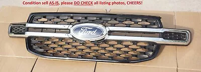 2022 2023 NEXT NEW GEN Ford Ranger Front Grille Grill XLT Chrome Black GENUINE • $330