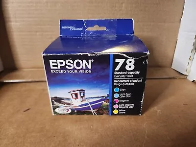 Epson T078920 78 Standard-Capacity Ink Cartridges EXP 03/2012 Genuine OEM • $34.99