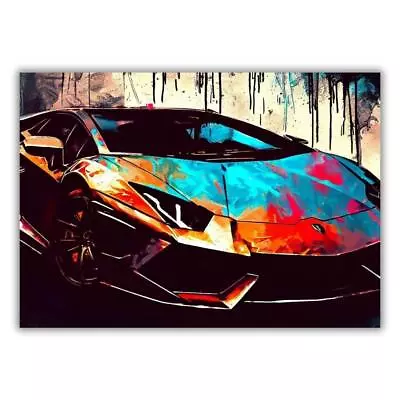 Lamborghini Wall Art Print Professional Gallery Quality Unframed Poster Art • $29.99