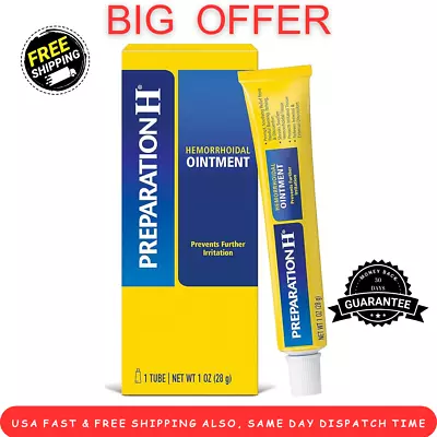 Preparation H Hemorrhoid Ointment - Itching Burning And Discomfort Relief 1 Oz • $9.89