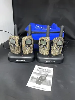 Lot Of 4 Midland ALR5MO 2-Way Radios Mossy Oak Camouflage 25 Mile Range • $71.95