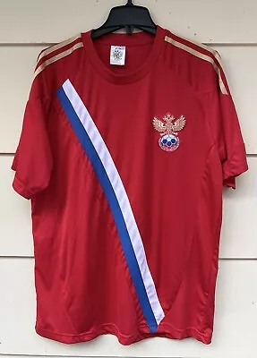 RUSSIA 2011/12 Home International Football/Soccer Jersey  - Red Men's Large • $45.13