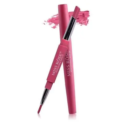 Miss Rose 2 In 1 Waterproof Matte Lip Liner With Lipstick 2.1 G • £10.97